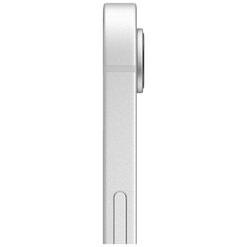 Apple iPhone 17e i vit, sidovy